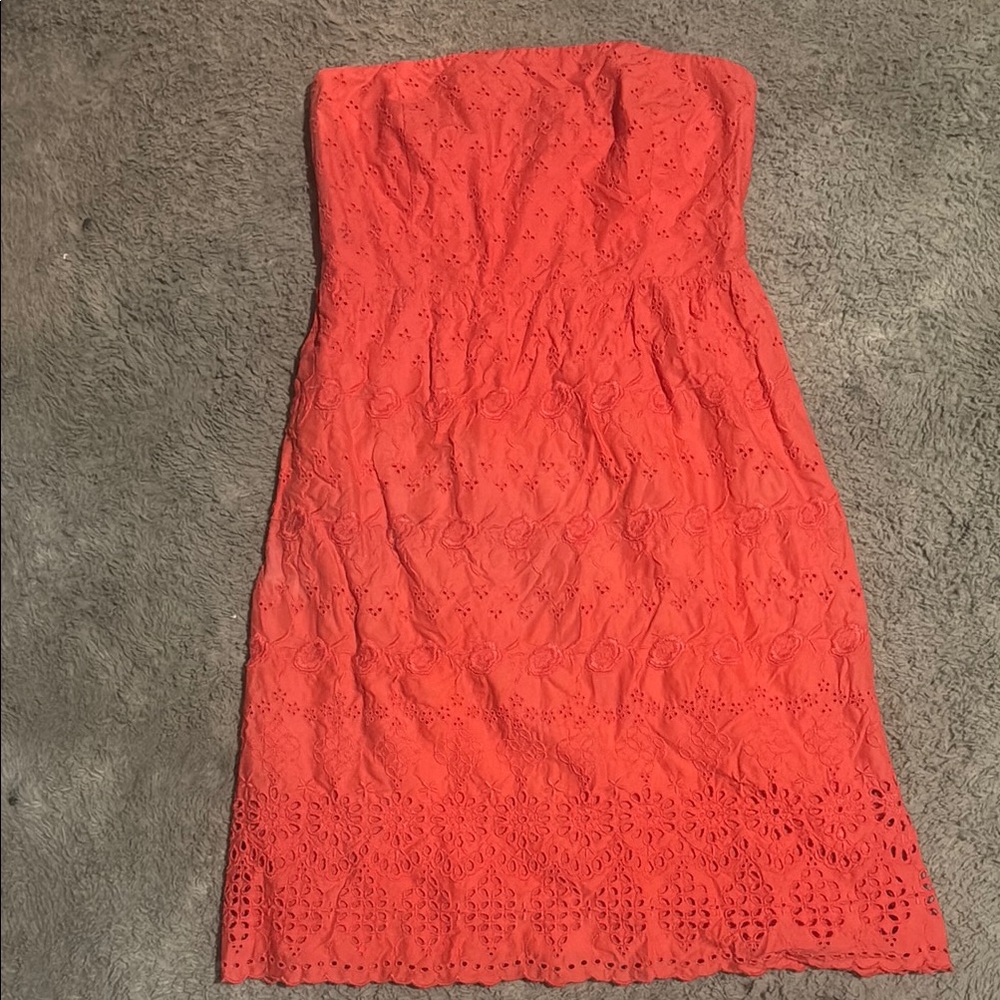Old Navy Pink Strapless Sheath Dress Cocktail
